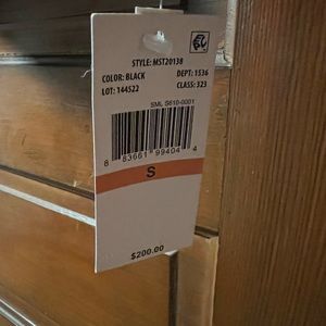 Michael Kors men’s small faux fur lined black jacket